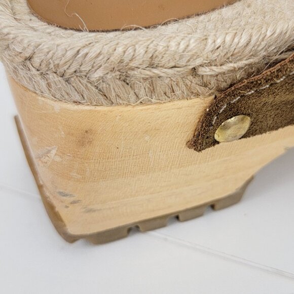 See by Chloe Viviane Studded Buckled Suede Clogs 37 7 - Picture 10 of 11